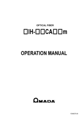 Amada SIH-04CA05m Operation Manual
