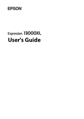 Epson Expression 13000XL User Manual