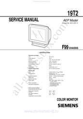 Siemens 19T2 Service Manual