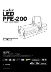 EuroLite LED PFE-200 User Manual