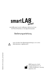 HMM smartLAB pump2 Operating Instructions Manual