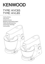 Kenwood Titanium Chef Baker Weiss XL KVC65 Instructions Manual