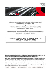 Jevi EFFS Installation, Operation And Maintenance Manual