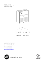 GE SG 225 User Manual
