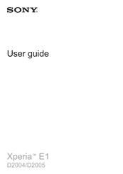 Sony D2005 User Manual