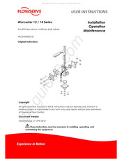 Flowserve Worcester 13 Series User Instructions