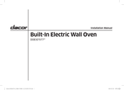 Dacor DOB30T977DS Installation Manual