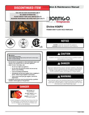 Montigo Divine H36PV Installation & Maintenance Manual