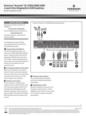 Emerson Avocent SV 340D Quick Installation Manual