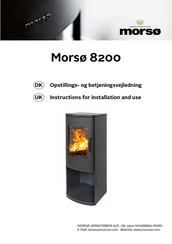Morso 8243 Instructions For Installation And Use Manual