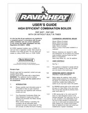 Ravenheat RSF 82ET User Manual