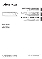 Fujitsu Airstage VR-II ARUM36TLAV Installation Manual