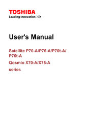 Toshiba Qosmio X75-A User Manual