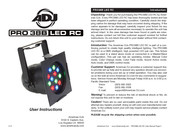 ADJ PRO38B LED RC User Instructions