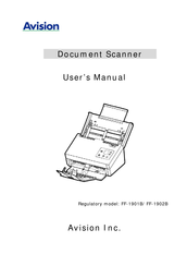 Avision FF-1902B User Manual