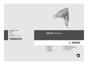 Bosch GBM 320 Professional Original Instructions Manual