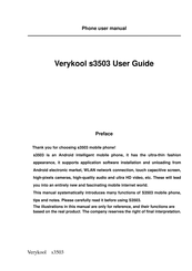 Verykool s3503 User Manual