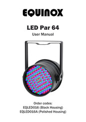 Equinox Systems LED Par 64 User Manual