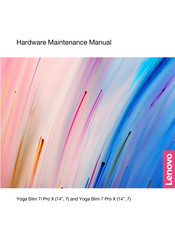 Lenovo Yoga Slim 7i ProX Hardware Maintenance Manual