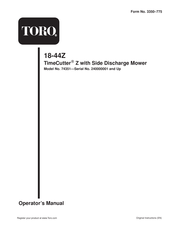 Toro 74351 Operator's Manual