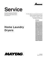 Maytag SDG4606AWW Service Manual