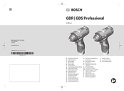 Bosch GDR 120-LI Professional Original Instructions Manual