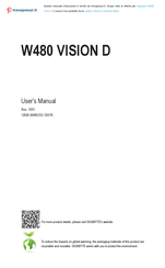 Gigabyte W480 VISION W User Manual