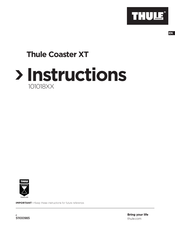 Thule Cadence 101018 Series Instructions Manual