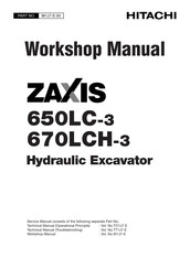 Hitachi ZAXIS 670LCH-3 Workshop Manual
