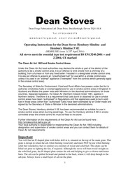 Dean Hembury 5 SE Operating Instructions Manual