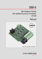 tams elektronik S88-6 Manual