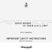Campagnolo SUPER RECORD 12 User Manual