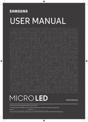 Samsung MICRO LED MNA110MS1AC User Manual