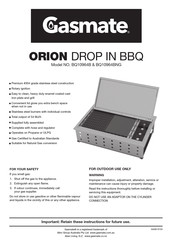 Gasmate ORION BQ10964B Manual