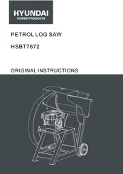 Hyundai HSBT7672 Original Instructions Manual