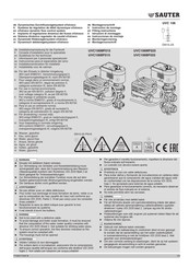 sauter eValveco UVC106BF015 Fitting Instructions Manual