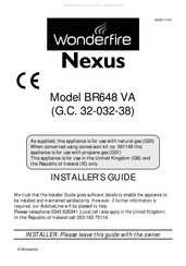 Wonderfire nexus BR648 VA Installer's Manual