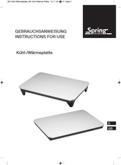 Spring 64 8926 95 22 Instructions For Use Manual