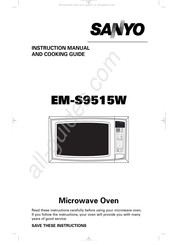 Sanyo EMS9515W Instruction Manual