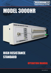 Transmille 3000HR Operation Manual