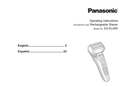 Panasonic ES-ALV6H Operating Instructions Manual