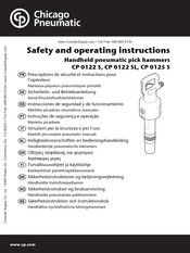 Chicago Pneumatic CP 0122 S Safety And Operating Instructions Manual