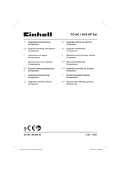 EINHELL TC-AC 190/8 OF Set Original Operating Instructions