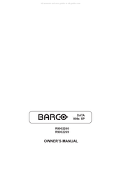 Barco DATA 808s SP Owner's Manual