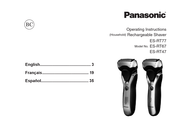 Panasonic ES-RT67-S503 Operating Instructions Manual