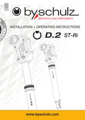 by.schulz D.2 ST-Ri Installation And Operating Instructions Manual