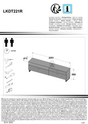Forte LKDT221R Assembling Instruction