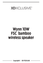 XD XCLUSIVE Wynn 10W FSC bamboo Manual
