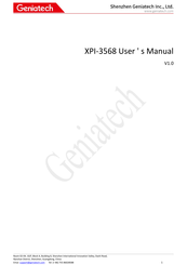 Geniatech XPI-3568 User Manual