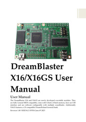 Dream DreamBlaster X16 User Manual